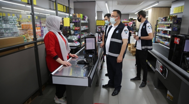 Zabıtadan zincir marketlere bilgilendirme