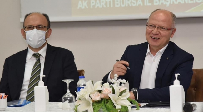 17 ilçe başkanı ile Bursa'nın bugünü ve geleceği konuşuldu