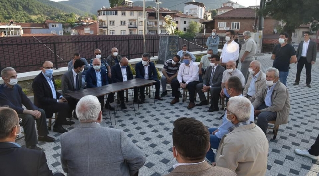 Başkan Gürkan: "Halkın talep ve ihtiyaçlarını yerinde tespit ediyoruz"
