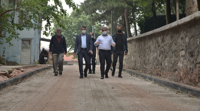 Başkan Yılmaz'dan Yeşil'de inceleme