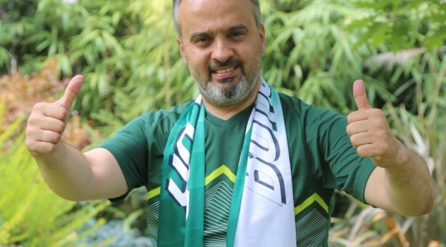 Bursa Büyükşehir Belediye Başkanı Alinur Aktaş, Bursaspor'un kuruluş yıl dönümünü kutladı