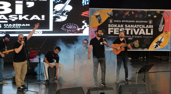 Bursa Sokak Sanatçıları Festivali, final konseriyle tamamlandı