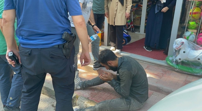 Bursa'da karton toplayıcılarının biber gazlı kavgası hastanelik etti
