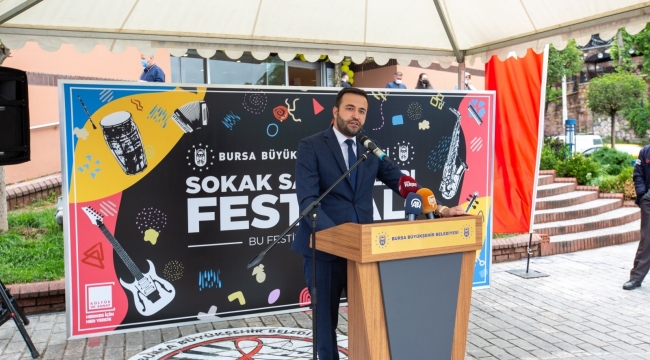 Bursa'da sanat sokağa taştı