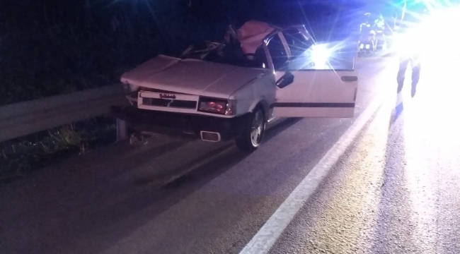 Karacabey'de trafik kazası: 1 ölü, 2 yaralı
