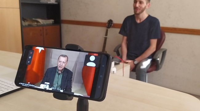 Karacabeyli gencin Erdoğan için bestelediği 'Koca Yürekli Adam' 2023 seçim şarkısı olabilir