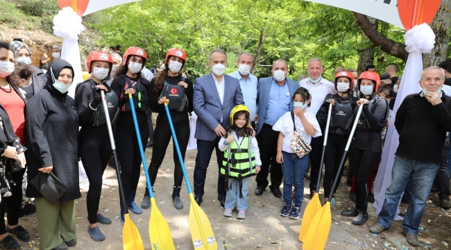 Marmara'nın rafting parkuru Orhaneli'de açıldı