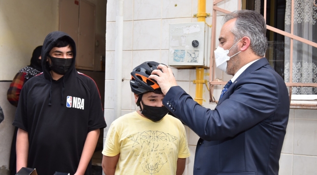 Mektuptan bisiklet çıktı