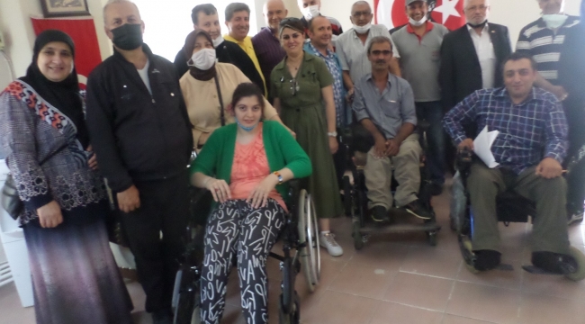 Mudanya Engelliler Derneğinde Fevzi Ercan güven tazeledi