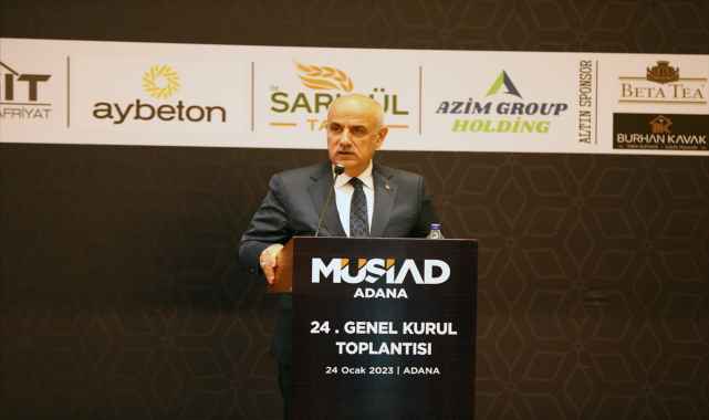 Tarım ve Orman Bakanı Kirişci, MÜSİAD Adana Şubesi Genel Kurulu'nda konuştu: