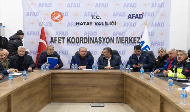 TBMM Başkanı Şentop, Hatay'da incelemelerde bulundu