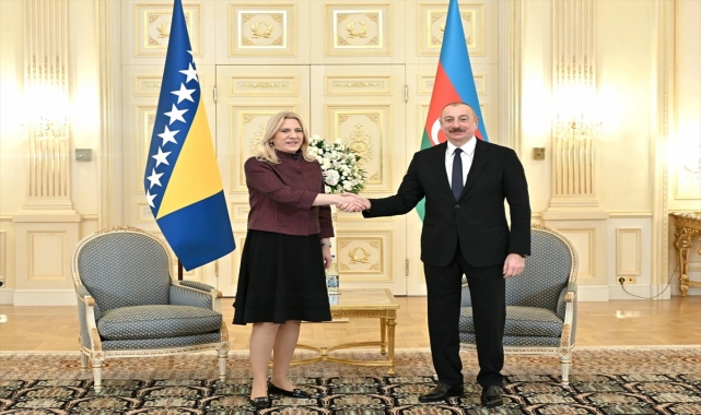 Bosna Hersek Devlet Başkanlığı Konseyi Sırp üyesi Cvijanovic, Aliyev'le görüştü
