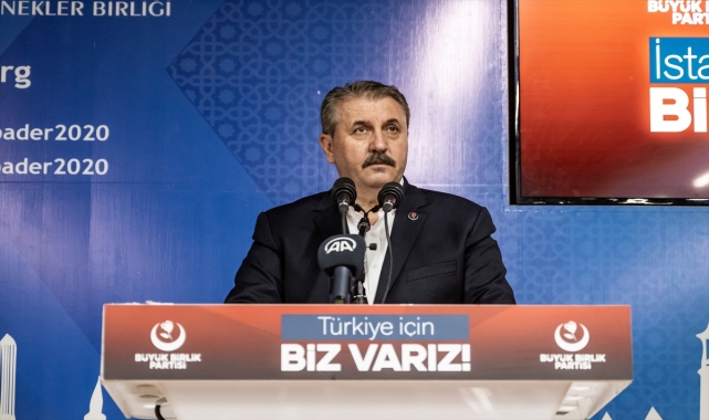 BBP Genel Başkanı Destici, İstanbul'da Vatandaşlarla Buluşma Programı'nda konuştu: