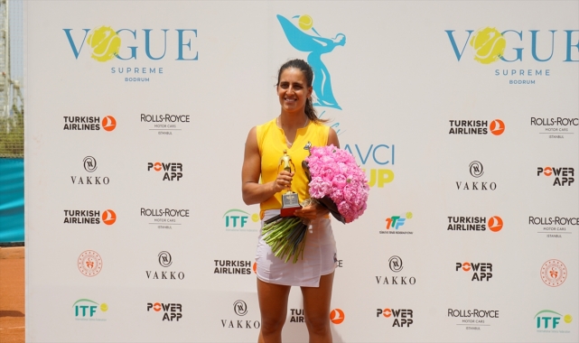 Hacı Esmer Avcı Tenis Kupası'nda Maria Lourdes Carle şampiyon oldu