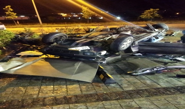 Samsun'daki kazada hayatını kaybeden 3 kişinin cenazesi defnedildi