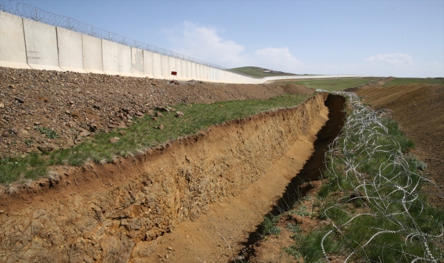 Van-İran sınırında inşa edilen güvenlik duvarının 96 kilometresi tamamlandı