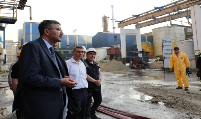 GÜNCELLEME - Kütahya'da azot fabrikasında nitrik asit sızıntısı meydana geldi