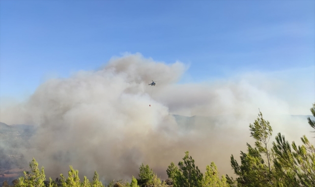 GÜNCELLEME - Mersin Gülnar'da orman yangını