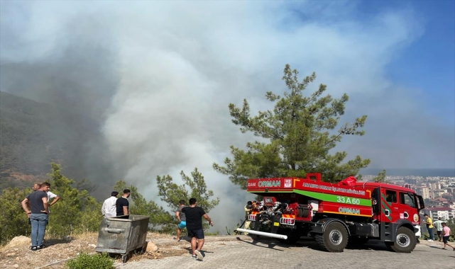 Mersin'de çıkan orman yangını kontrol altına alındı