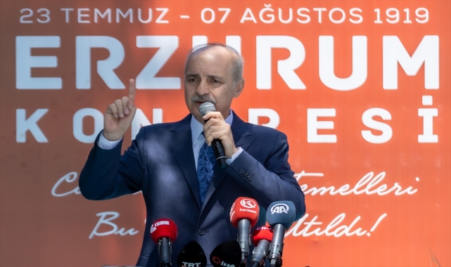 TBMM Başkanı Kurtulmuş, Erzurum Kongresi'nin 104. Yılı Kutlama Töreni'nde konuştu: (1)