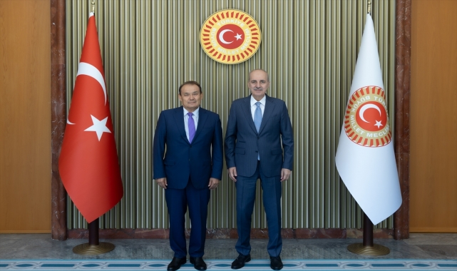 TBMM Başkanı Kurtulmuş, Türk Yatırım Fonu Başkanı Amreyev'i kabulünde konuştu: