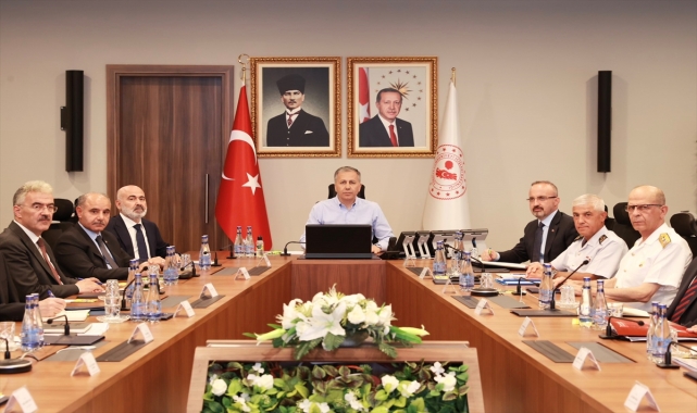 İçişleri Bakanlığı'nda Güvenlik, İstihbarat ve Koordinasyon Toplantısı gerçekleştirildi