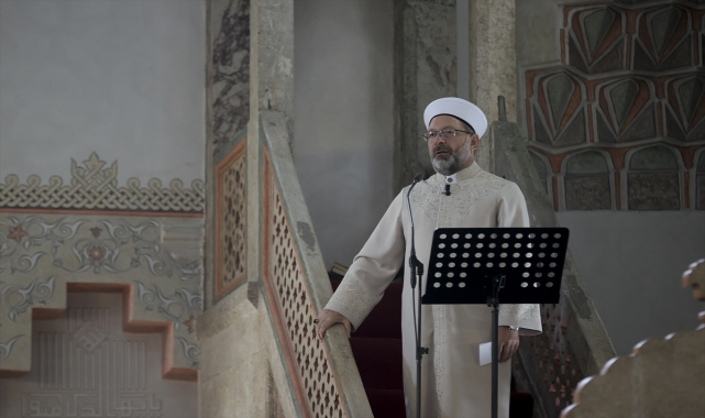 Diyanet İşleri Başkanı Erbaş, Saraybosna'da hutbe irat etti: