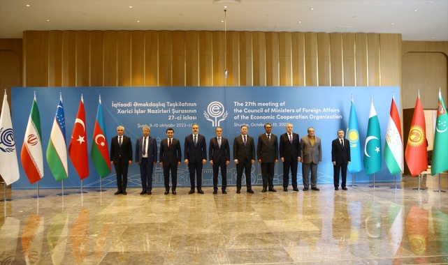 Şuşa'da, Ekonomik İşbirliği Teşkilatı Dışişleri Bakanları 27. Toplantısı yapıldı
