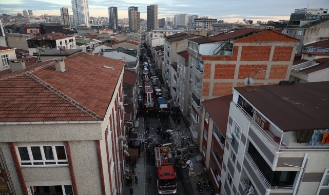 Küçükçekmece'de patlamanın olduğu binadaki incelemeler tamamlandı