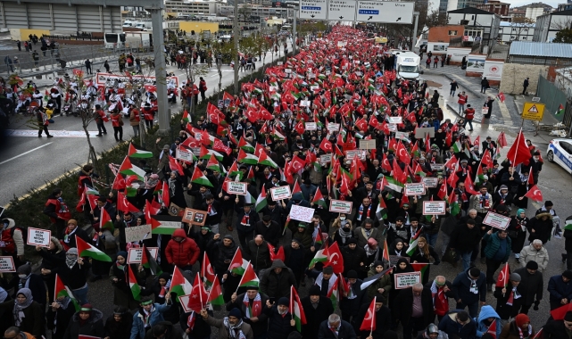 Ankara'da binlerce kişinin katılımıyla