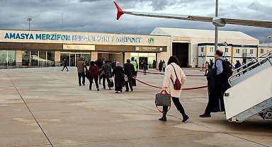 Amasya Merzifon Havalimanı'ndan şubatta 11 binden fazla yolcu uçtu