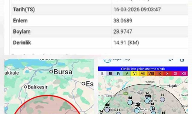 Buldan'da sabah saatlerinde deprem paniği yaşandı