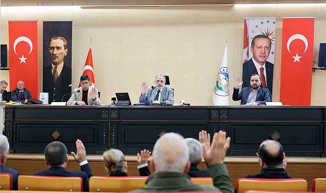 Talas Belediye Meclisi'nde oy birliği, yatırımda kararlılık