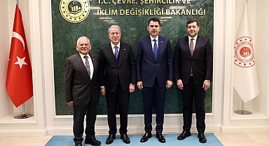 Başkan Büyükkılıç, Bakan Kurum ile projeleri paylaştı