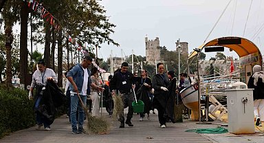 Bodrum'da temizlik seferberliği yeniden başladı