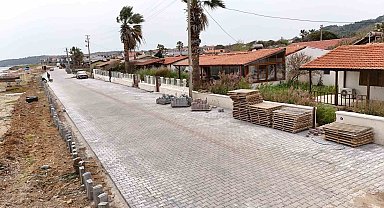 Cunda Adası'nda yol hamlesi