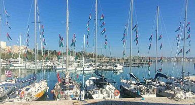 Denizlili gönüllü Salih Tekin Sumud Filosuna katılmak için İtalya'da