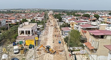 Didim Akbük'te yol yenileme çalışmaları başladı