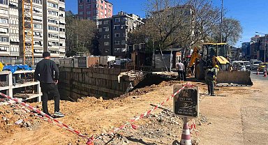 Fenerbahçe Chobani Stadyumu yanında korkutan çökme