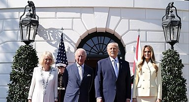 İngiltere Kralı Charles ve eşi Kraliçe Camilla ABD'de