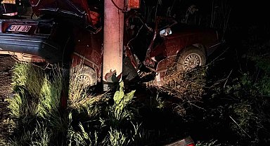 Kütahya'da feci kaza: Sürücü hayatını kaybetti