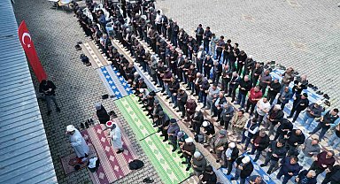 Nasreddin Hoca Mahallesi'nde yağmur ve şükür duası yapıldı