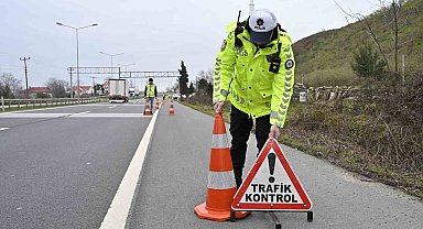 Ordu'da bir haftada 17 binden fazla araç ve sürücüsü denetlendi