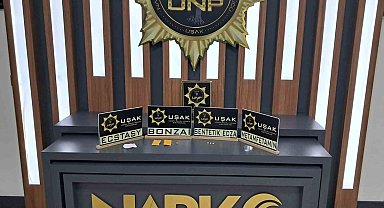 Uşak'ta uyuşturucu operasyonlarında gözaltına alınan 6 kişiden 5'i tutuklandı