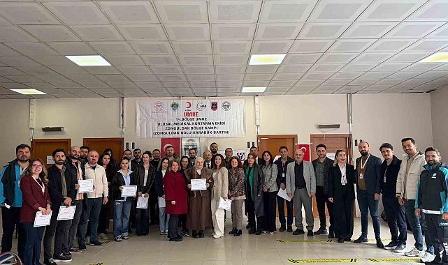 Zonguldak'ta yeni UMKE gönüllüleri yetiştirildi