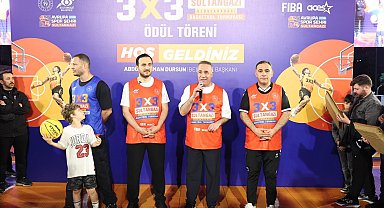 '3X3 Uluslararası Basketbol Turnuvası' nefes kesti