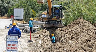 Aydın Büyükşehir'den Davutlar'da altyapı yatırımı