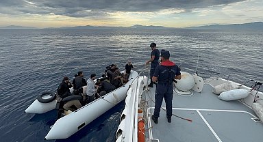 Aydın'da 19 düzensiz göçmen kurtarıldı