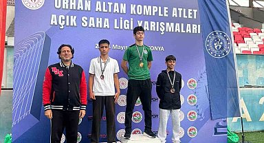 Aydınlı sporculardan Konya'da madalya yağmuru