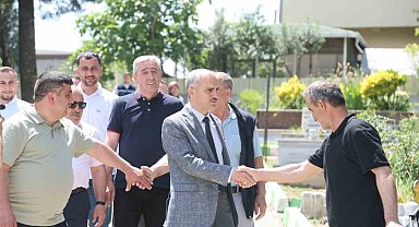 Başkan Çiftçi'den arife günü kabristan ziyareti